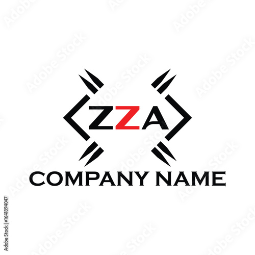 Free Download ZZA letter logo, ZZA letter logo design, ZZA monogram logo, ZZA corporate logo, ZZA creative logo - GFXLoad