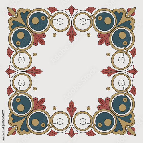 hires and vector at my page frame colorful editable vector hires for gold classic shape Artwork

