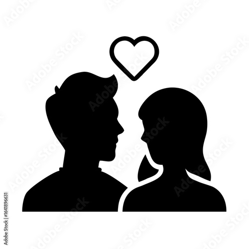 Silhouette of a couple