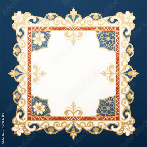 hires and vector at my page frame colorful editable vector hires for gold classic shape Artwork
