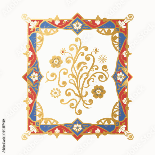 hires and vector at my page frame colorful editable vector hires for gold classic shape Artwork
