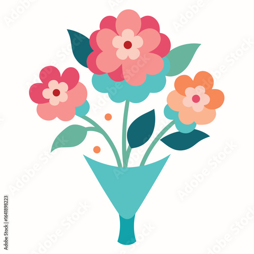 Wallpaper Mural bouquet of flowers Torontodigital.ca