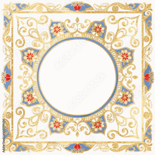 hires and vector at my page frame colorful editable vector hires for gold classic shape Artwork
