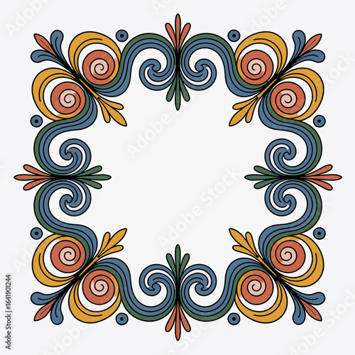 hires and vector at my page frame colorful editable vector hires for gold classic shape Artwork
