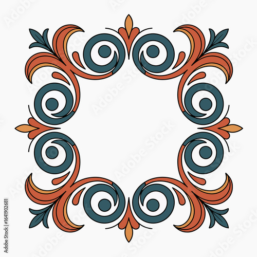 hires and vector at my page frame colorful editable vector hires for gold classic shape Artwork
