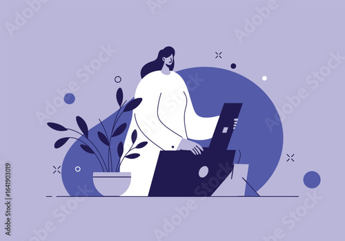 Modern Flat Vector Illustration of People Lifestyle Template