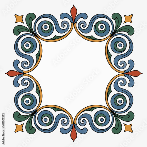 hires and vector at my page frame colorful editable vector hires for gold classic shape Artwork
