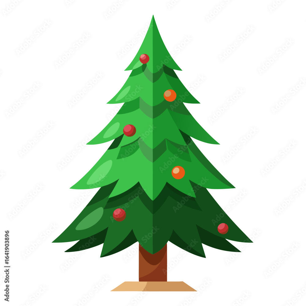 christmas tree vector illustration christmas tree vector illustration
