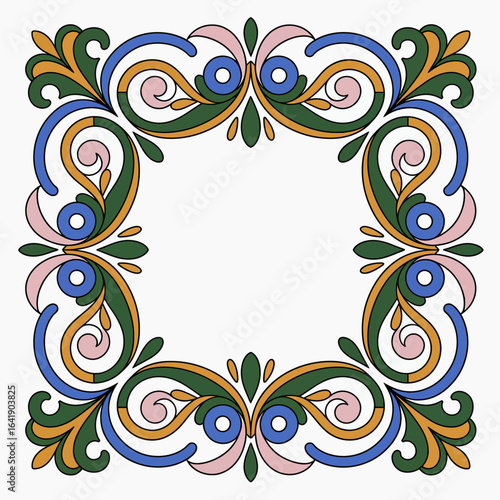 hires and vector at my page frame colorful editable vector hires for gold classic shape Artwork
