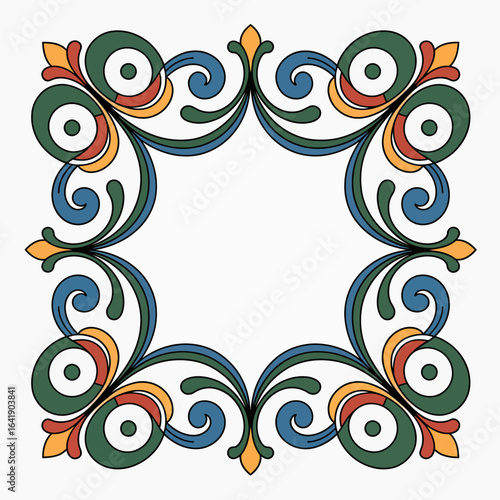 hires and vector at my page frame colorful editable vector hires for gold classic shape Artwork
