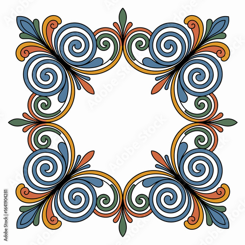 hires and vector at my page frame colorful editable vector hires for gold classic shape Artwork
