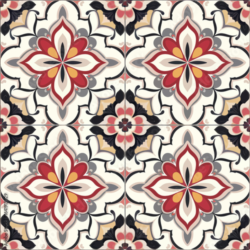 vector illustration hires Collection of High-Resolution Abstract Seamless ornament Patterns with Diverse Designs and Textures