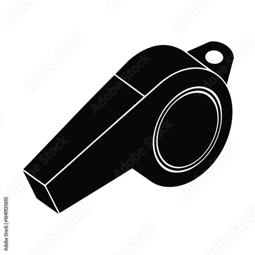 Silhouette of a Referee Whistle