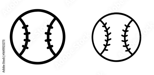 Baseball Icon Symbol for Sports Game Team Competition Design