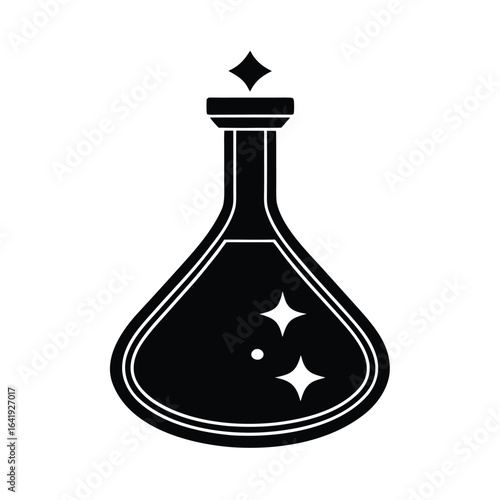 Silhouette of Alchemy Flask