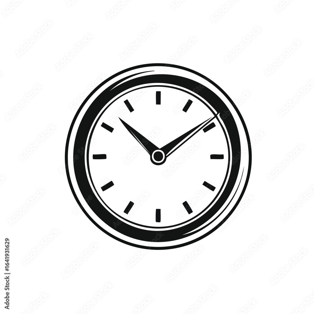 Analog Clock Outline Icon Analog Clock Outline Icon