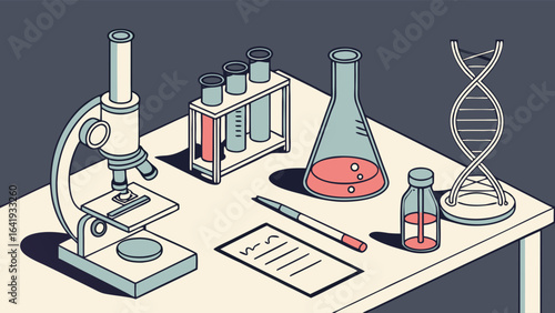 Science laboratory equipment for research, biology, chemistry, and medical experiments. Lab tools for education and discovery.