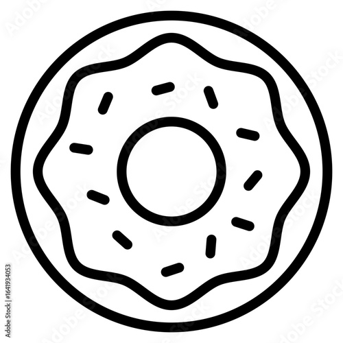 Donut   Icon Element For Design