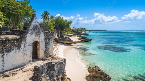 Gedi, in Watamu, Kenya, is an ancient town with ruins.  It's a historical site on Kenya's east coast, near the Indian Ocean.
