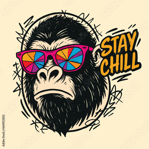 Stay chill gorilla sunglasses