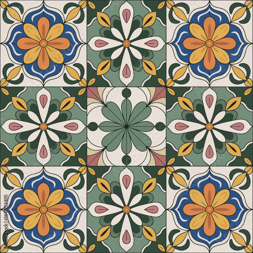 vector illustration hires Collection of High-Resolution Abstract  Seamless ornament Patterns with Diverse Designs and Textures 
