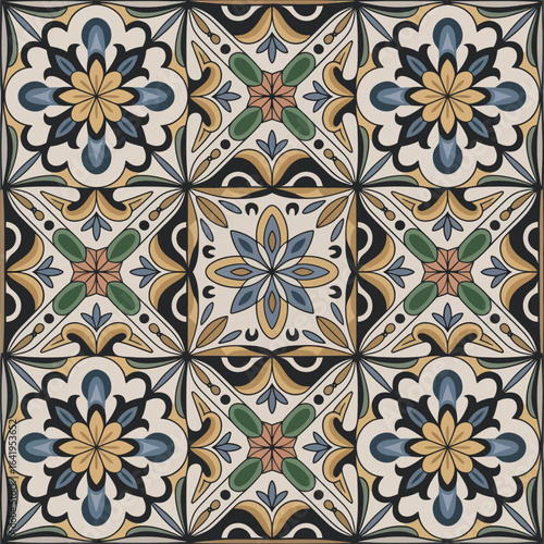 vector illustration hires Collection of High-Resolution Abstract  Seamless ornament Patterns with Diverse Designs and Textures 
