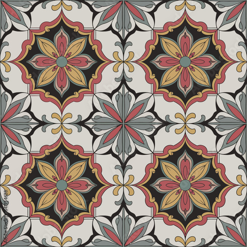 vector illustration hires Collection of High-Resolution Abstract  Seamless ornament Patterns with Diverse Designs and Textures 
