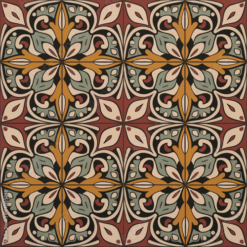 vector illustration hires Collection of High-Resolution Abstract  Seamless ornament Patterns with Diverse Designs and Textures 
