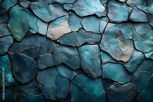 Explore the beauty of blue stone wall background texture for interior and exterior design ideas