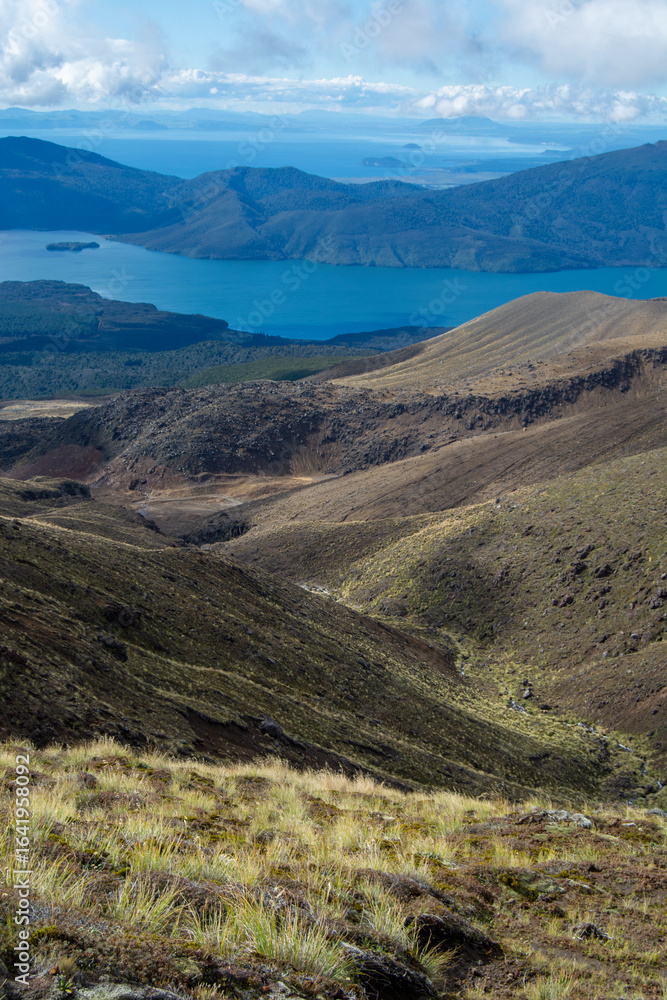 Breathtaking Mountainous Landscape with Serene Lake View Breathtaking Mountainous Landscape with Serene Lake View