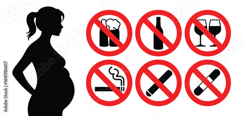 Pregnancy health warnings against harmful substances