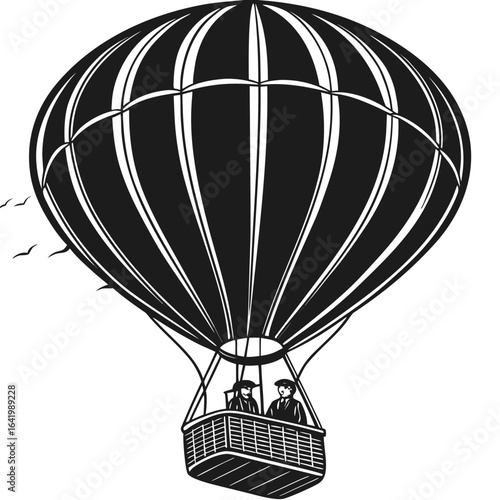 hot air balloon vector