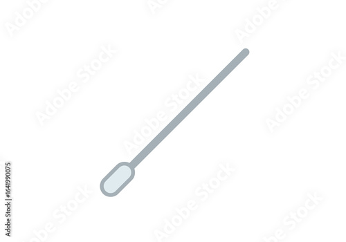 Gray Swab Stick for Medical Testing or Sample Collection