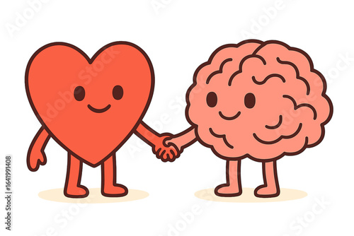 The idea of Heart and Brain symbolizes the inner conflict between emotional sensations and rational thought, emphasizing the need for collaboration and balance between the two