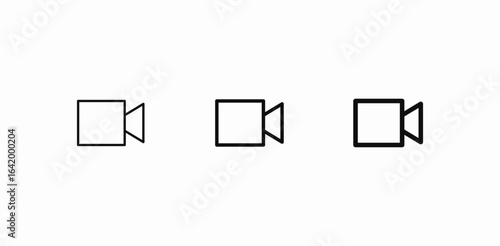 video camera recorder icon sign vector