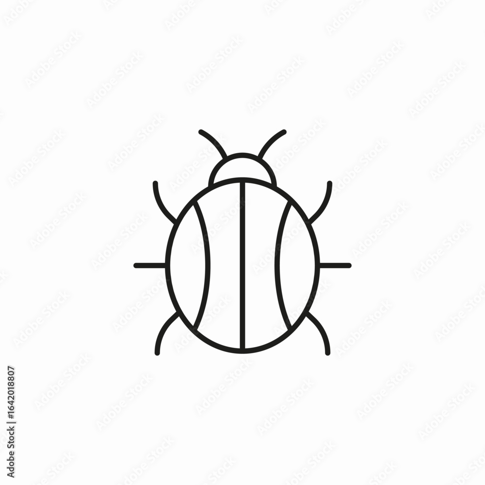 ladybug insect icon icon sign vector ladybug insect icon icon sign vector