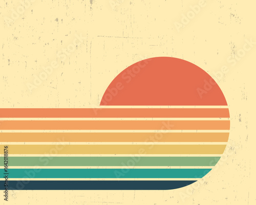 Retro party cinema background banner pin up style