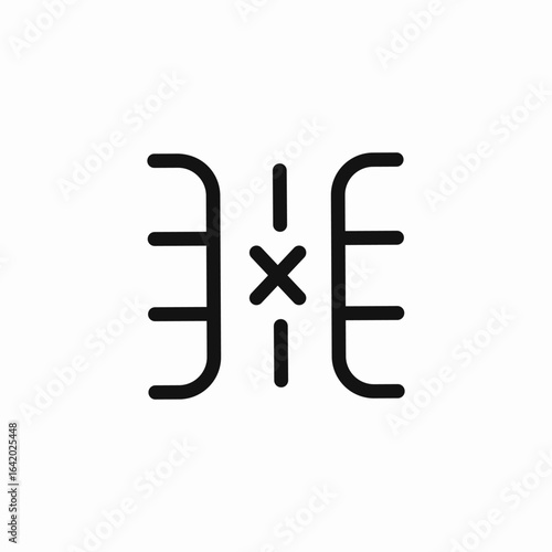 data migration rejected icon sign vector