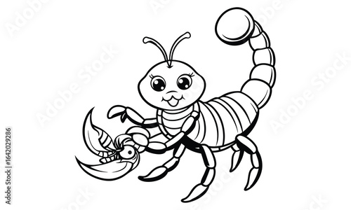 Scorpion t shirt design silhouette and vector line art, high-quality illustration ideal for adult coloring books, art therapy, relaxation and stress relief printable designs