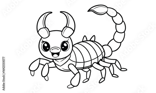 Scorpion t shirt design silhouette and vector line art, high-quality illustration ideal for adult coloring books, art therapy, relaxation and stress relief printable designs