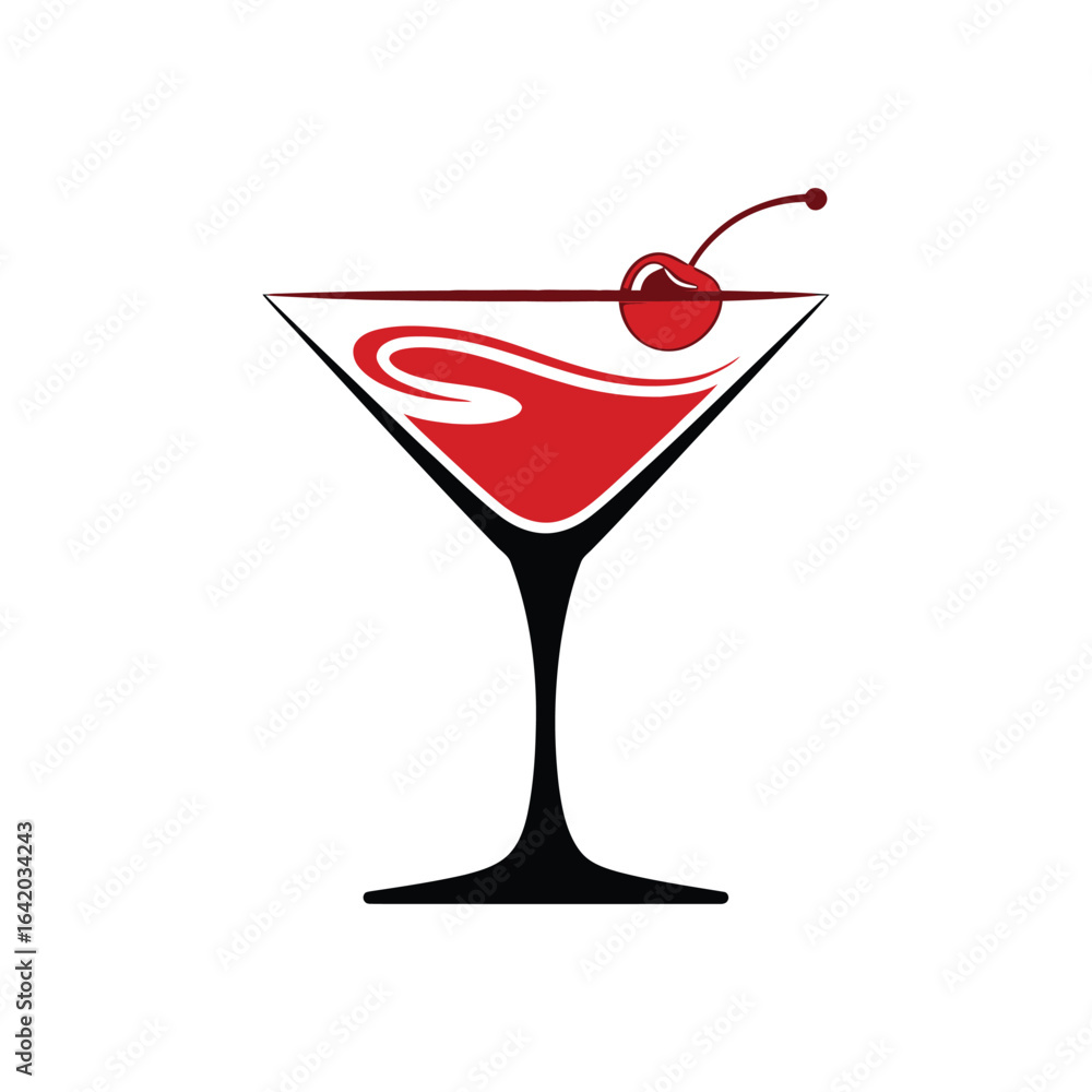 Cocktails icon vector on White Background ,Vector Art Illustration on white background. Cocktails icon vector on White Background ,Vector Art Illustration on white background.