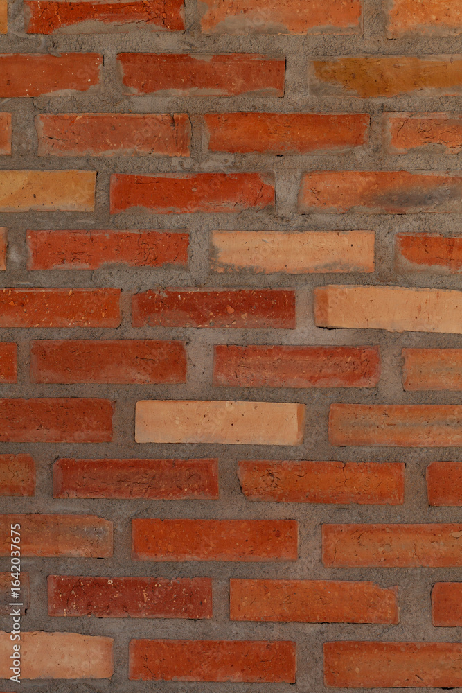 Fototapeta premium Red and Orange Brick Wall