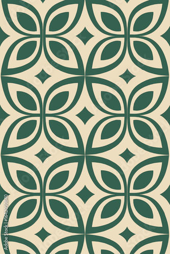 A mesmerizing pattern of interwoven leaves, embodying a harmonious blend of organic forms and sophisticated design, offering a tranquil and aesthetically pleasing experience.