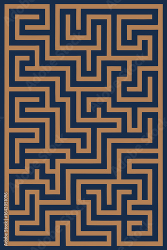 A complex maze of pathways, presenting a challenging puzzle and the pursuit of navigating a difficult situation.