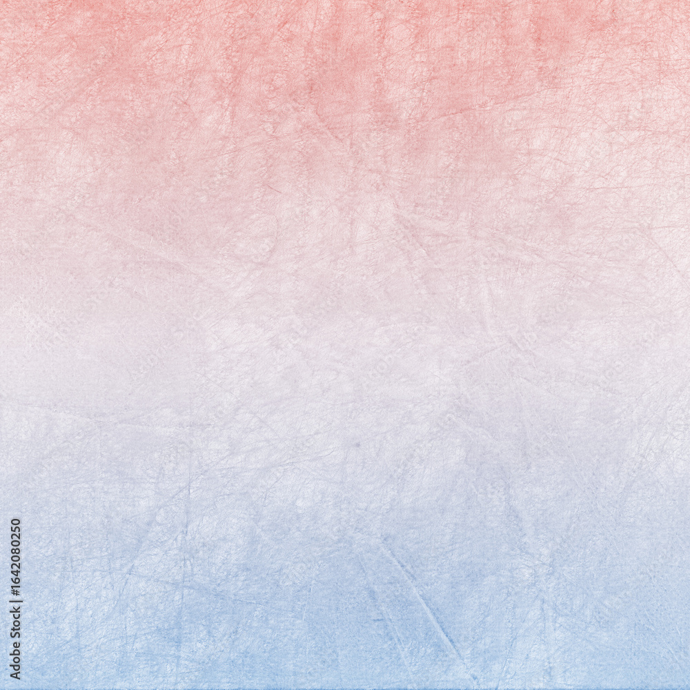 Fototapeta premium Soft red to blue gradient textured background with subtle grunge effect. Abstract vintage backdrop for posters, banners, branding, social media graphics, and creative design projects.