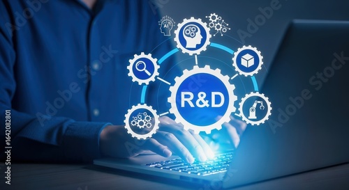 Research and Development Digital Transformation: Innovative Technologies for Business Success, Featuring Modern R&D Concept