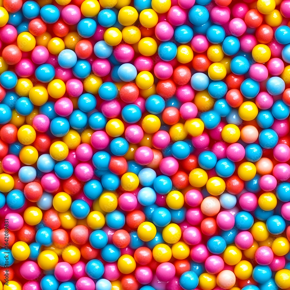 Fototapeta premium Colorful Round Ball Textured Background
