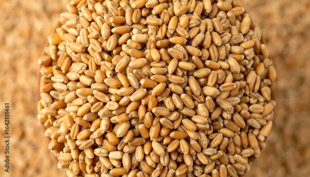 Fototapeta premium Wheat grains closeup