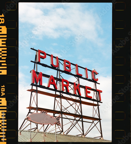 Public Market Sign in Seattle
