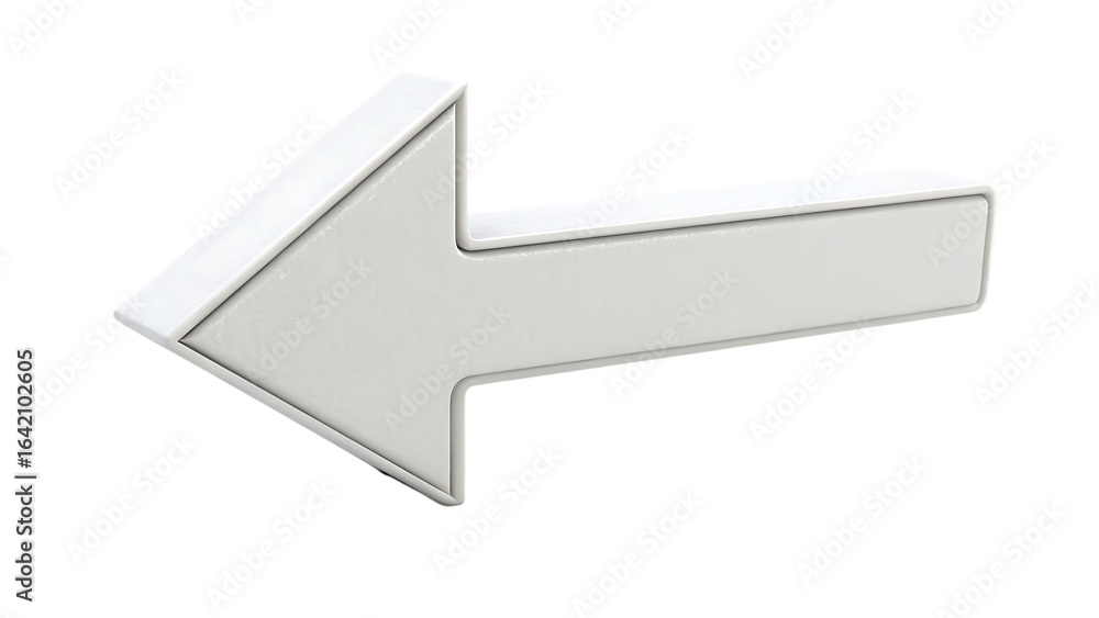 3d silver arrow isolated on a white background- PNG , AI GENERATED 3d silver arrow isolated on a white background- PNG , AI GENERATED